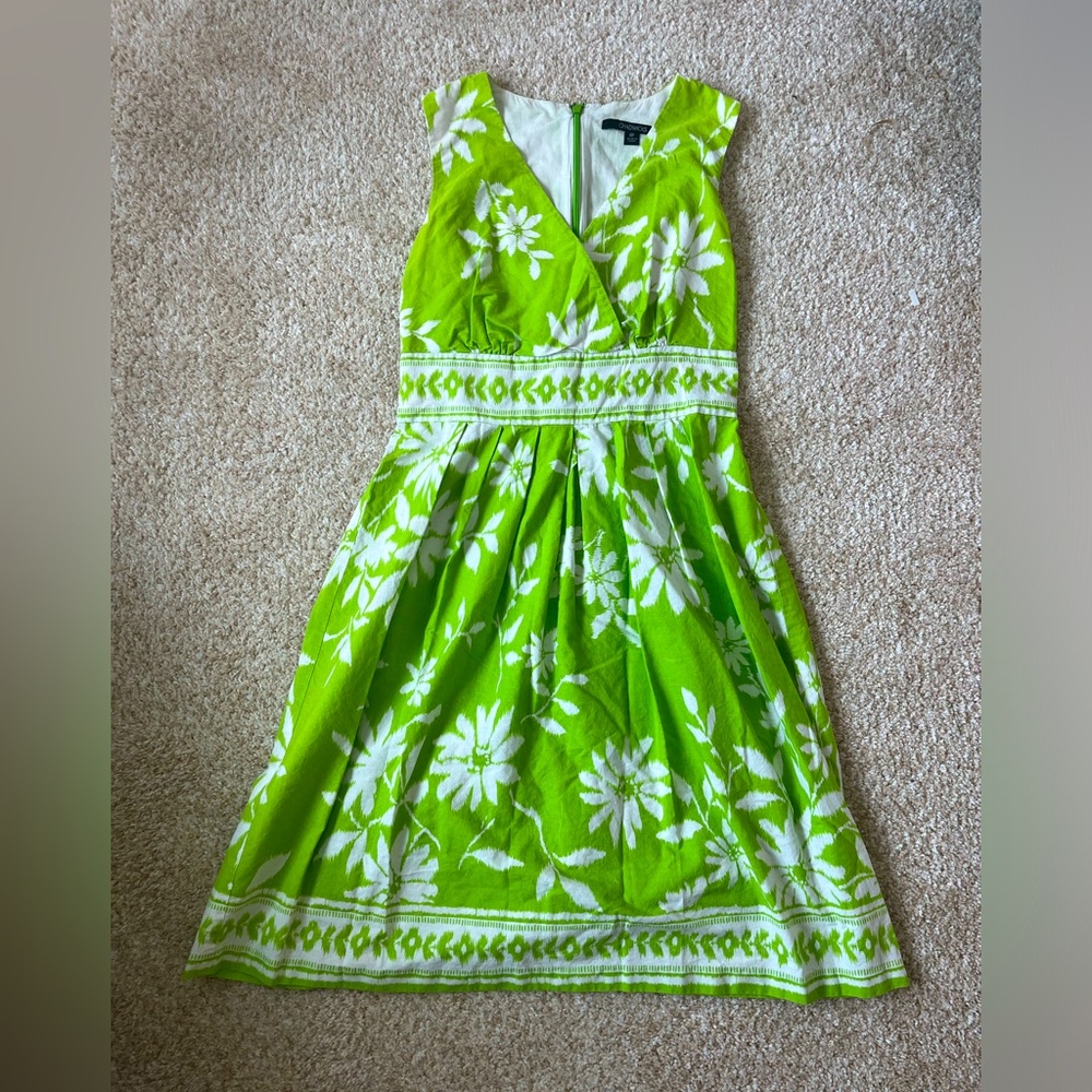 Chadwick’s Sz 8 Green Sleeveless Dress
